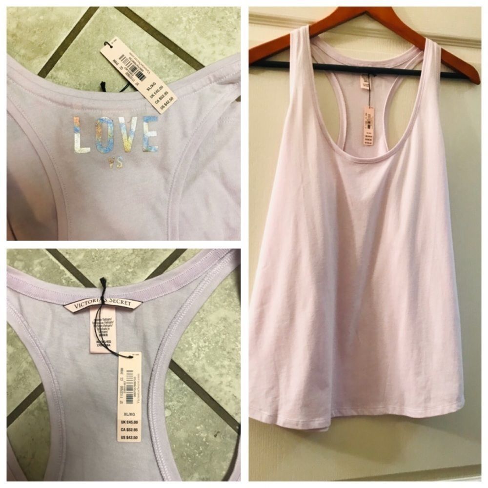 NWT lilac workout tank from Victoria’s Secret XL